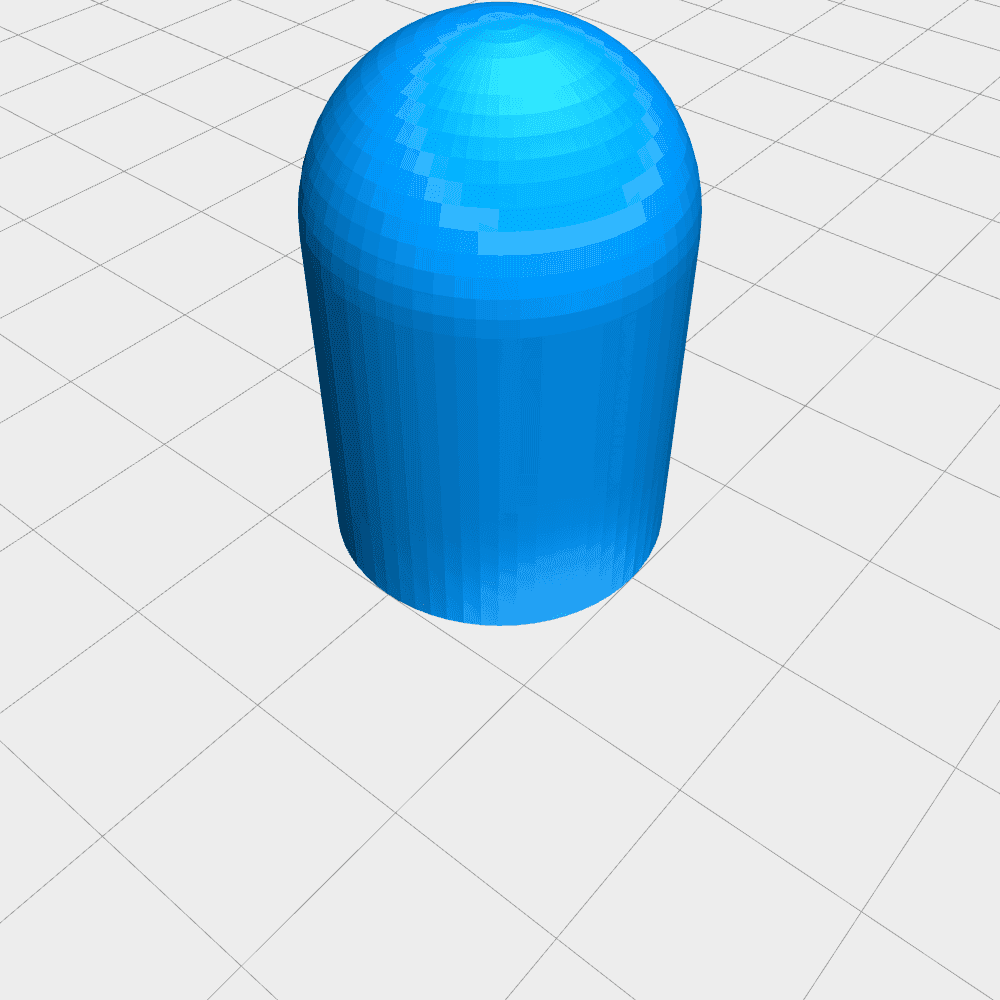 Cylinder with Hemispherical Cap