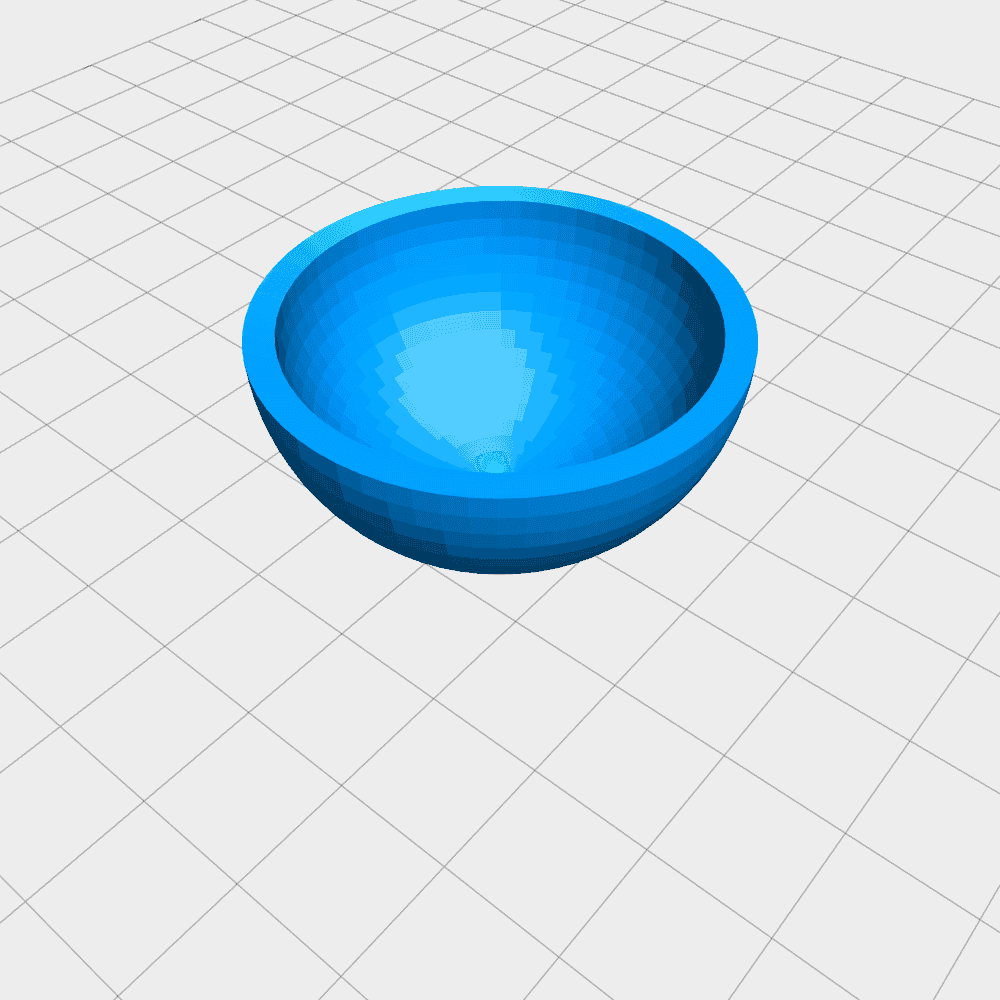 Hollow Half Sphere